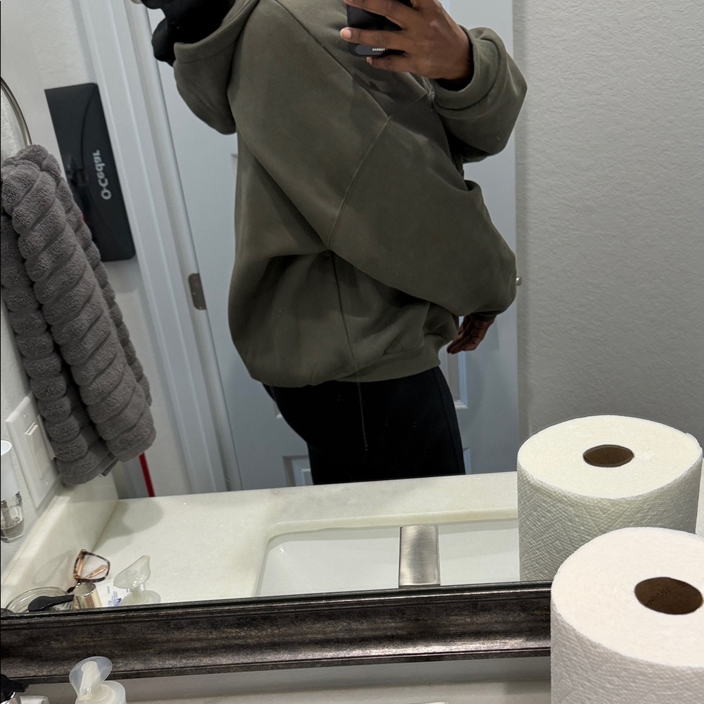 Men's Olive Performance Jacket - image 2